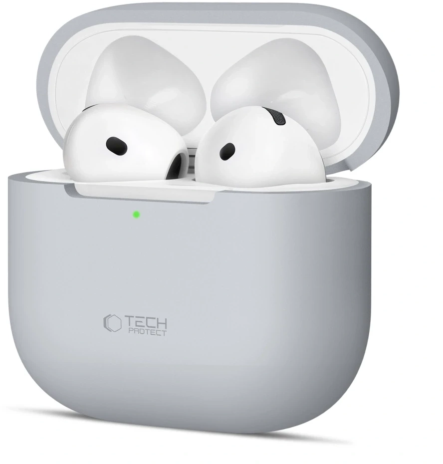 Tech-Protect Silicone Θήκη Σιλικόνης για Apple AirPods 4 - Γκρι