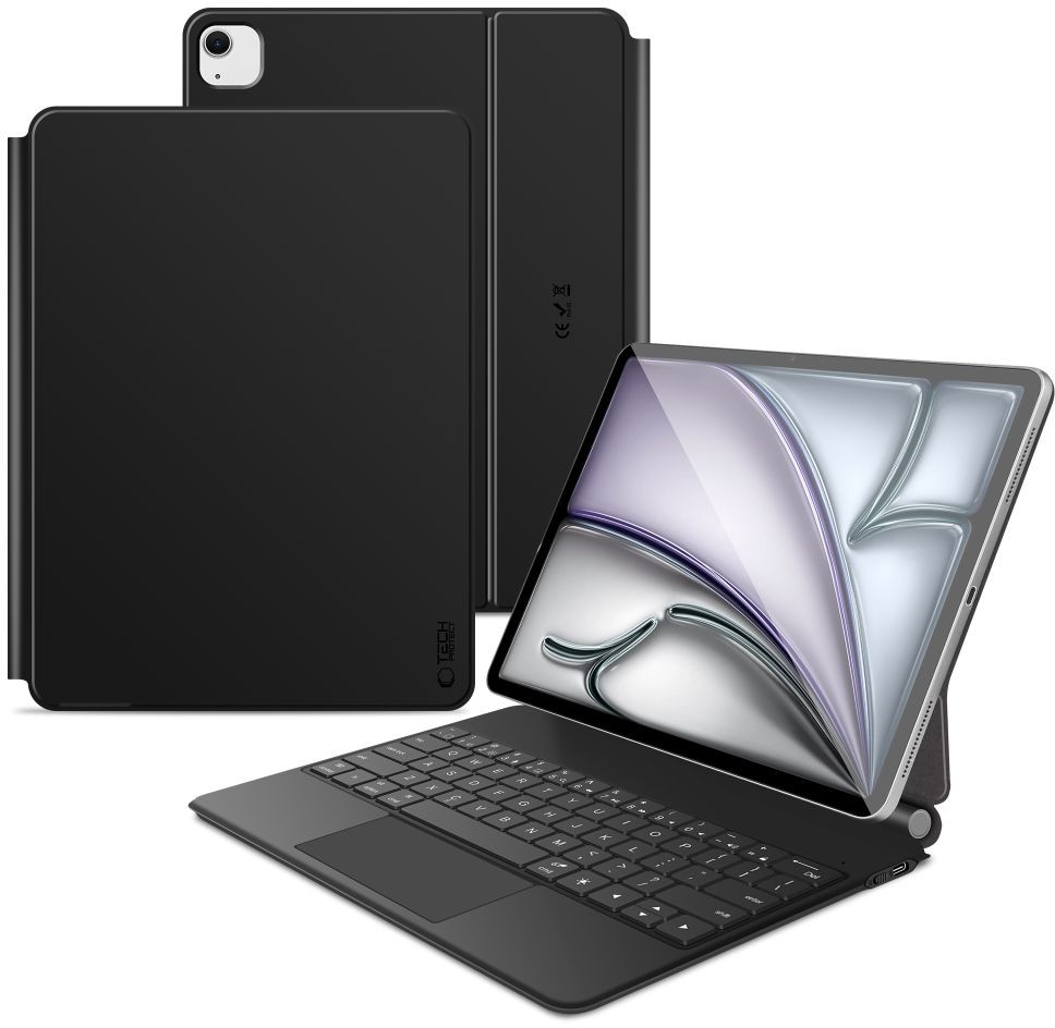 Tech-Protect Smartcase Μαγνητική Θήκη Με Πληκτρολόγιο για iPad Pro 12.9” 4/5/6, iPad Air 13” 1/2 - Μαύρο