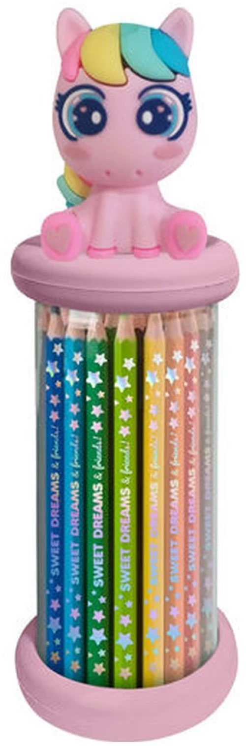 Kids Box with 3D Topper 12 Colored Pencils KL11631