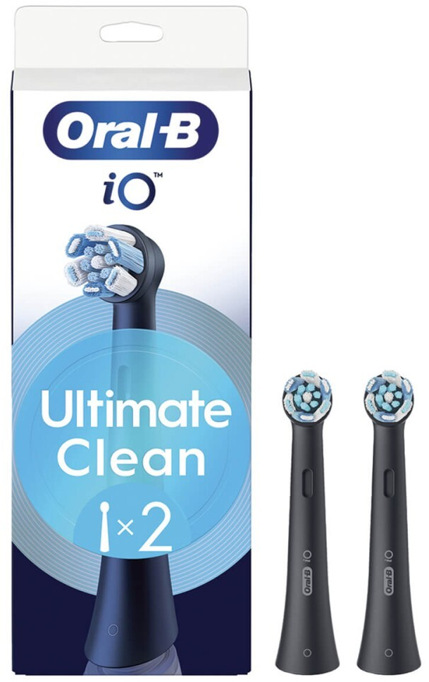 ORAL B Ανταλλακτικά iO Ultimate Clean Black 2 Τεμάχια