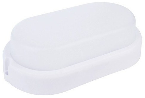 Απλίκα Φωτιστικό Τοίχου LED 11W ΙΡ54 Οβάλ 16,8cm Arte Illumina Eurolamp-145-20410-Λευκό 145-20410