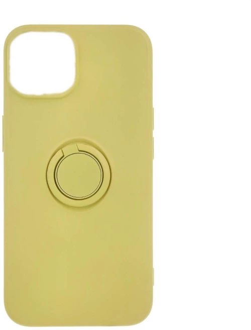 Θήκη Finger Grip για iPhone 16 Pro με Βάση Στήριξης - Κίτρινο