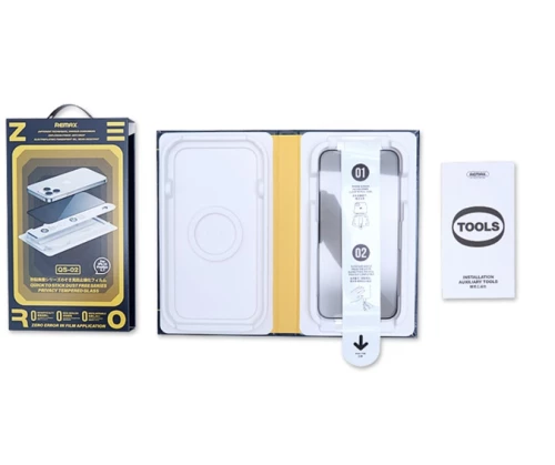 Remax QS-02 Dust-free Series Privacy Tempered Screen Protector Για Iphone 16ProMax