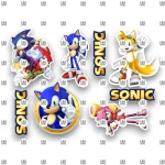 Βρώσιμα σχέδια Sonic - 8τμχ