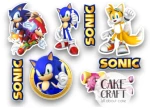 Βρώσιμα σχέδια Sonic - 8τμχ