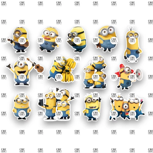 Βρώσιμα σχέδια Minions - 20τμχ