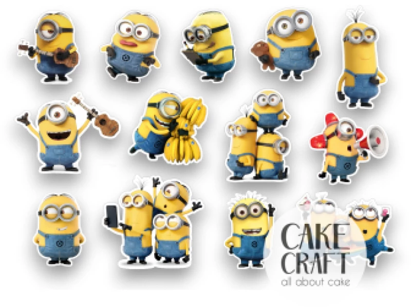 Βρώσιμα σχέδια Minions - 20τμχ