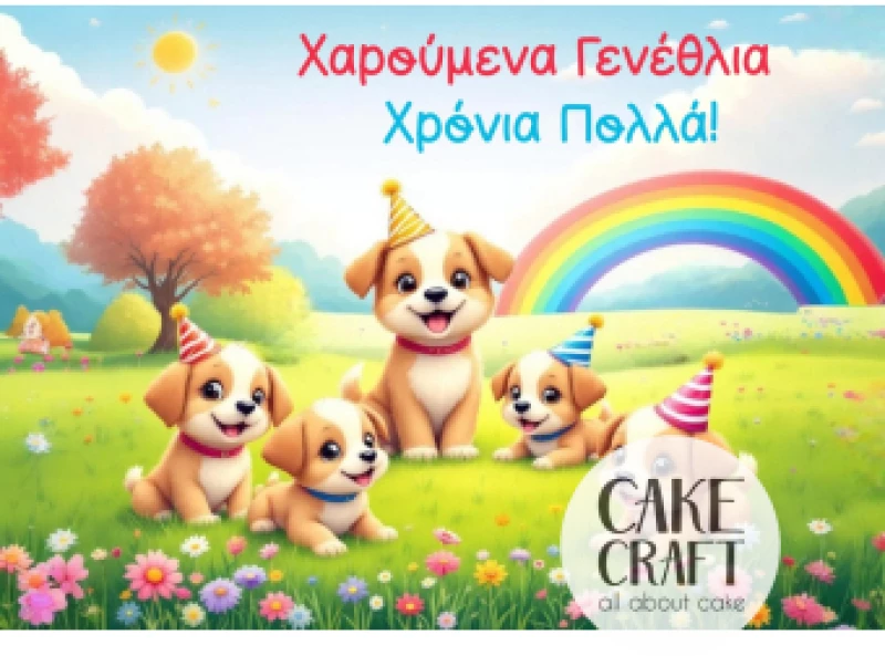 Βρώσιμο Σχέδιο puppies v1