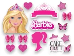Βρώσιμα σχέδια Barbie set - 16τμχ