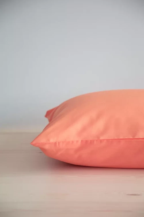 Σεντόνι Unicolors - Coral Κοραλί Ημίδιπλο 180x260