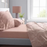 Σεντόνια Εμπριμέ Σετ 4 τεμ Άρτεμις 703 240X270 Dusty Rose 100% Cotton - -