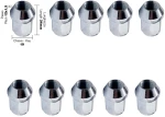 Simoni Racing ΠΑΞΙΜΑΔΙ ΚΩΝΙΚΟ 12x1,5 (34mm) (19) 10ΤΕΜ. SRDR/13-10