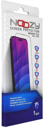 Tempered Glass Noozy Full Face Resistant Flex 9H για Phone 13 / 13 Pro / 14