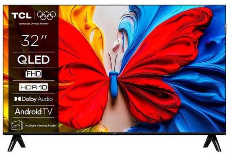 TCL Smart Τηλεόραση 32S5K 32" Full HD QLED TV 60HZ HDR
