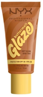 Nyx Buttermelt Glaze Soft Glow Skin Tint + SPF30 30ml - Praline Butta