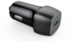 Well Universal USB-C Fast Car Charger 5V/3A 25W Μαύρος PSUP-USB-CPD125BK-WL
