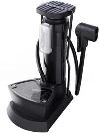 DELI τρόμπα ποδιού DL880003 με μανόμετρο, 140PSI, μαύρη