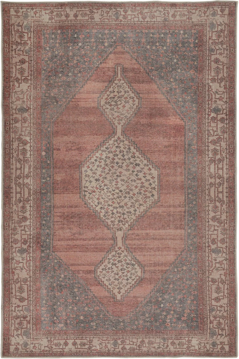 Χαλί Plumeria 5826-00 Brown-Grey Βιοκαρπέτ 160X230cm