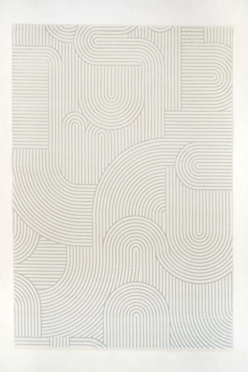 Χαλί Carolina E682B2A Light Grey Ezzo 80X150cm