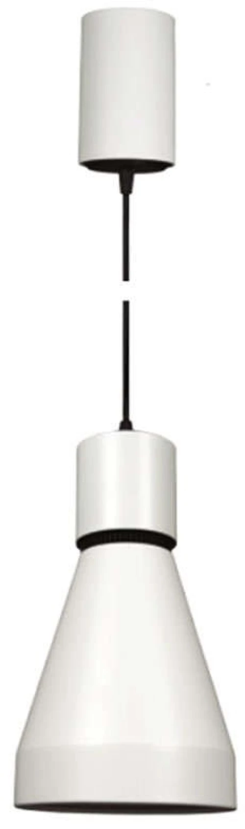 Φωτιστικό Οροφής Καμπάνα Led White VK/04016/W/W VKLed Αλουμίνιο