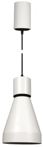 Φωτιστικό Οροφής Καμπάνα Led White VK/04016/W/W VKLed Αλουμίνιο