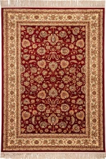 Χαλί Isfahan 3783B Red-Cream Βιοκαρπέτ 200X290cm