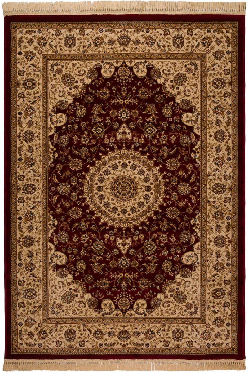 Χαλί Isfahan 2438A Red-Cream Βιοκαρπέτ 200X290cm