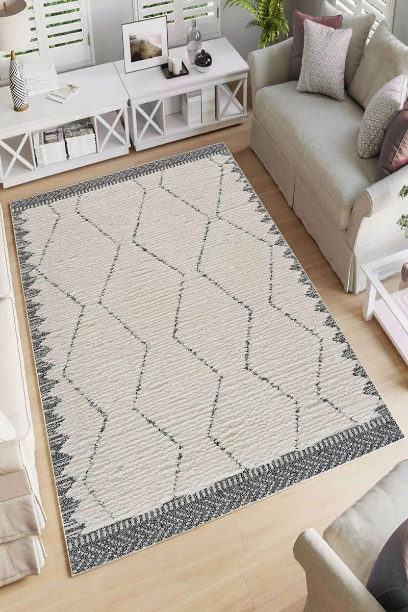 Χαλί W1073 213HFT1671 Ivory-Grey Conceptum Hypnose 160X230cm