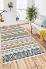 Χαλί W1079 213HFT1725 Grey-Yellow Conceptum Hypnose 140X220 cm
