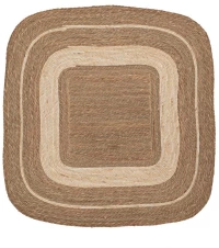 Χαλί Κεντητό 90149 Ecru-Natural 120X120cm Round