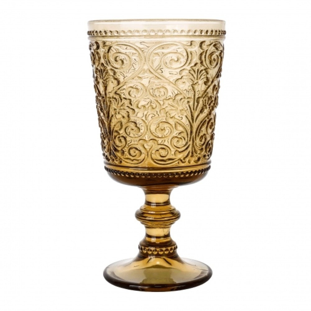 Ποτήρι Νερού Κολονάτο Tiero 52.906.53 360ml Brown Cryspo Trio Γυαλί