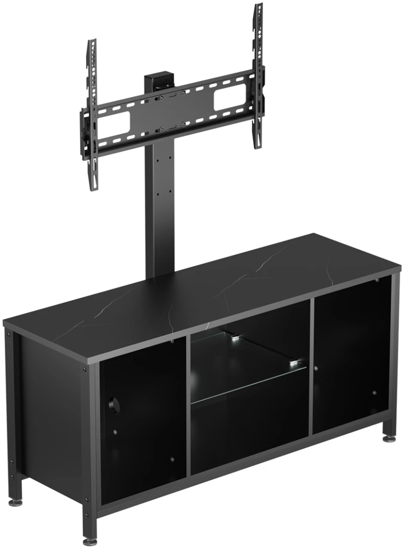 BRATECK έπιπλο τηλεόρασης με βάση WP2006ST-BK, 37-75", 115x38x131.3cm, μαύρο
