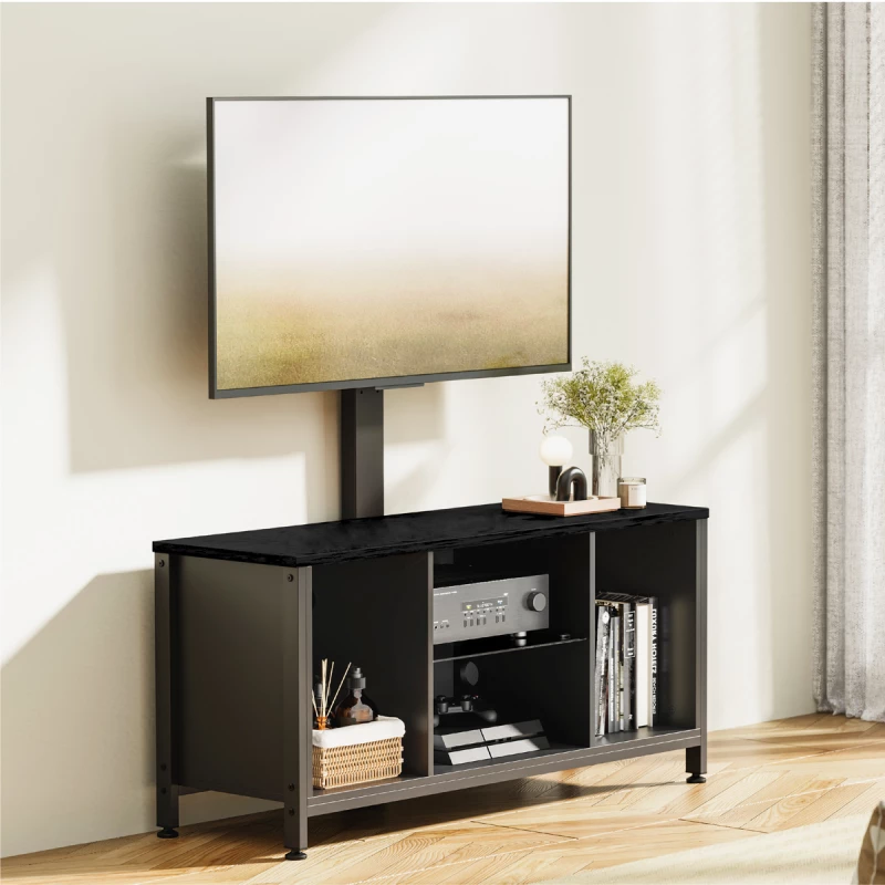 BRATECK έπιπλο τηλεόρασης με βάση WP2006ST-BK, 37-75", 115x38x131.3cm, μαύρο