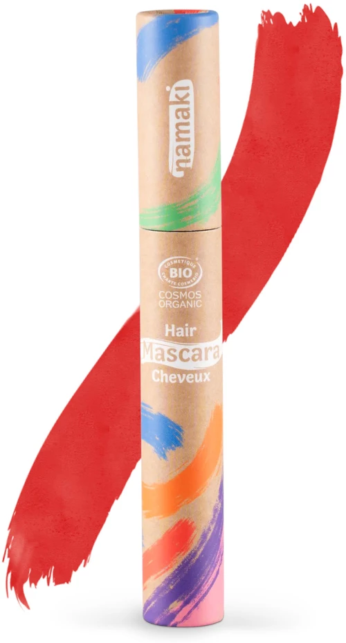 Bio Μάσκαρα Μαλλιών, Κόκκινο - Namaki