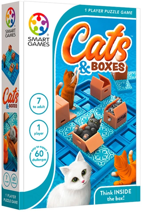 Smartgames επιτραπέζιο Γατάκια - Cats & Boxes