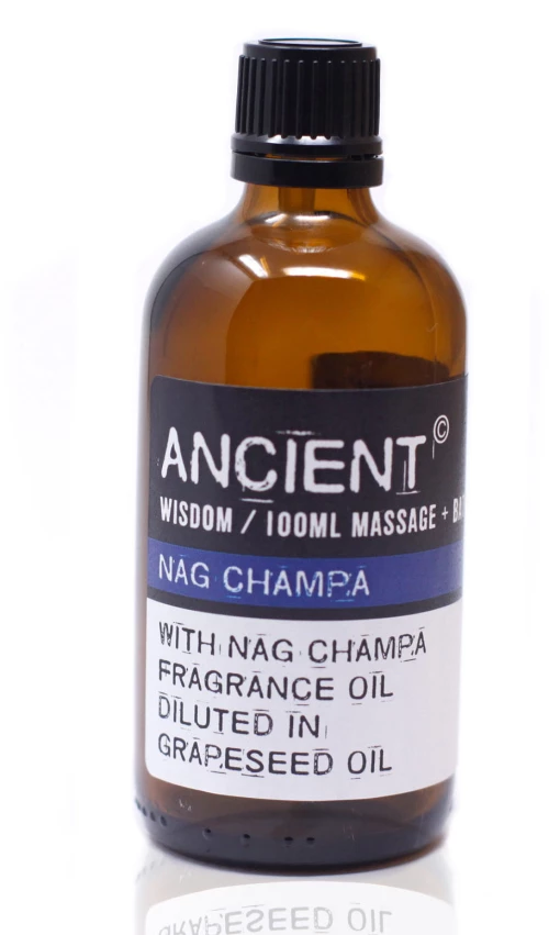 Φυσικό Αρωματικό Έλαιο Nag Champa για Μασάζ & Bath Oil 100ml