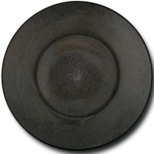 Πιάτο Ρηχό Skylar 10-017-041 Φ27x3,6cm Grey Nava Πηλός