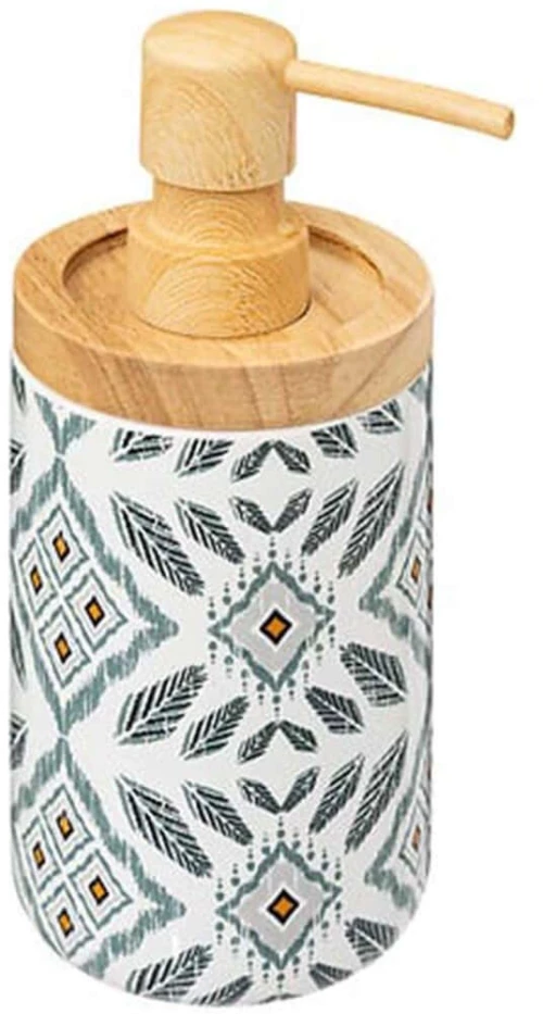 Δοχείο Κρεμοσάπουνου Ηapache 174907Α 7,7x7,7x18,5cm Multi Marva Κεραμικό