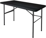 Τραπέζι Catering Αναδιπλούμενο 843527 122x60x74cm Wood Effect Black