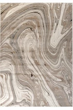 Χαλί Mendez 50004-102 Brown-Beige-Grey Merinos 133X190cm