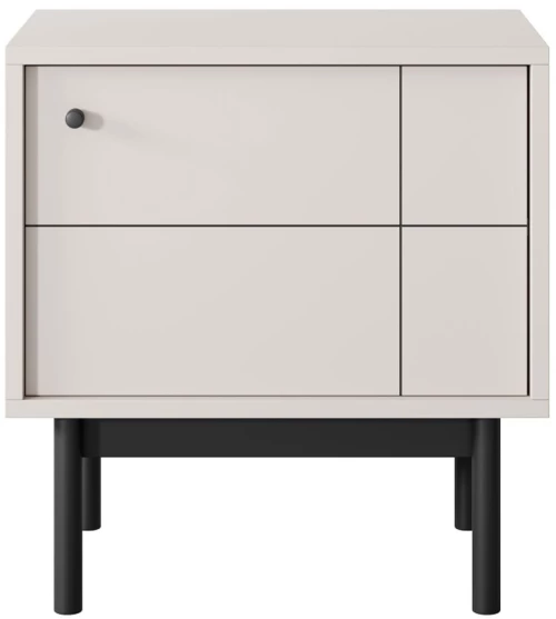Κομοδίνο Japandi 53x39x56cm White Kazmir