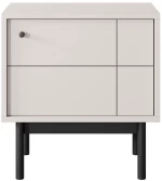 Κομοδίνο Japandi 53x39x56cm White Kazmir