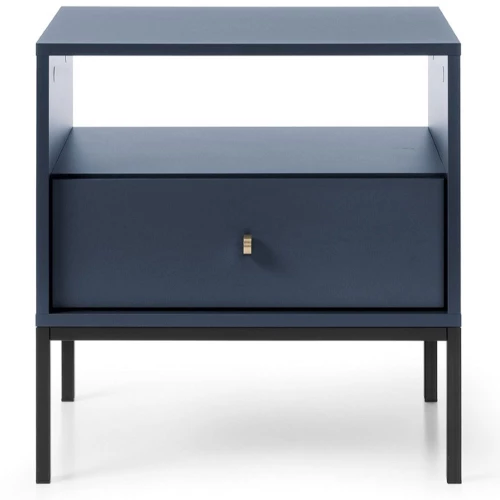 Κομοδίνο Mono 54x39x56cm Blue-Black
