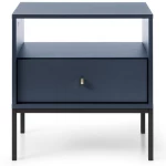 Κομοδίνο Mono 54x39x56cm Blue-Black