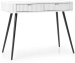 Κονσόλα Zova T-103_Bi_BL 103x49x80cm White-Anthracite Μελαμίνη,Mdf