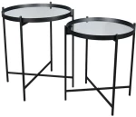 Ζιγκόν Verena 2760102 (Σετ 2Τμχ) 2760102 Φ45x51/40x46cm Black
