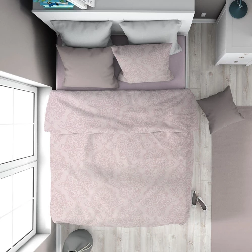 Παπλωματοθήκη Άρτεμις 706 Light Purple DimCol Queen Size 220x240cm 100% Βαμβάκι