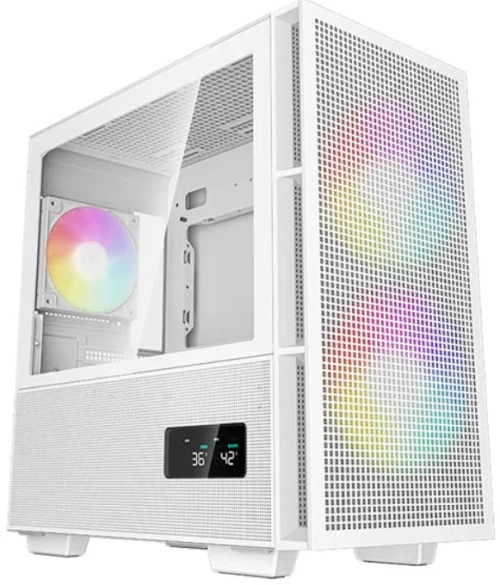Case|DEEPCOOL|CH360 DIGITAL WH|MiniTower|Not included|MicroATX|MiniITX|Colour White|CH360DIGITALWH
