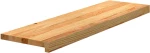 vidaXL Πατάκια Σκάλας 12 τεμ. Ανοιχτό Καφέ 90x25x2 cm Ξύλο Δρυός