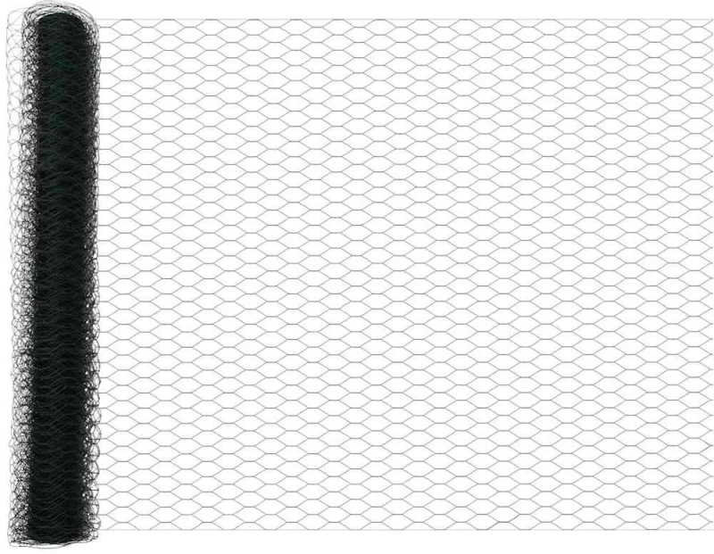 vidaXL Φράχτης Έξαπλής Πράσινος 0.8x25 μ Χάλυβας